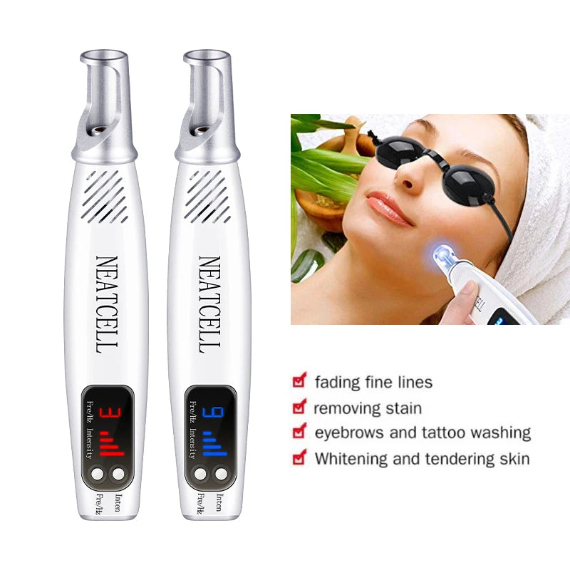 Intelligenter Tattoo-Entfernungs-Laserstift - Entfernt Muttermale, Sommersprossen, Akne, Tattoos