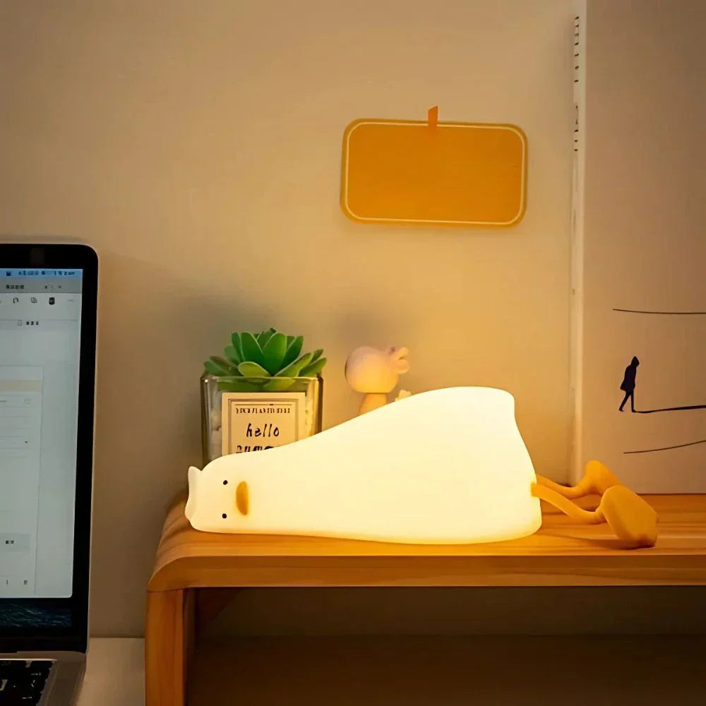 Veilleuse GlowBuddy Squishy – Lampe de nuit LED adorable