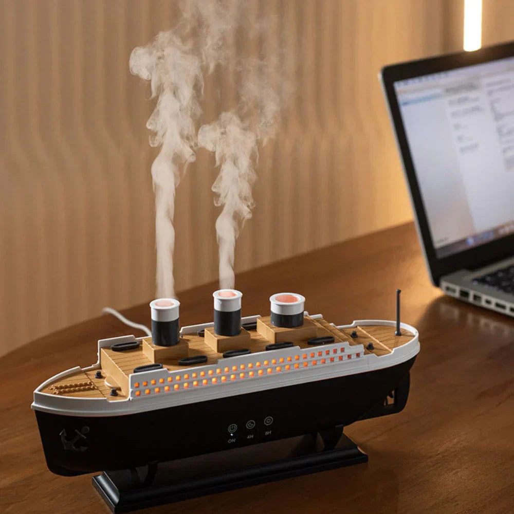 Humidificateur de Bateau Ocean Mist – Brume Fraîche Ultrasonique & Aromathérapie