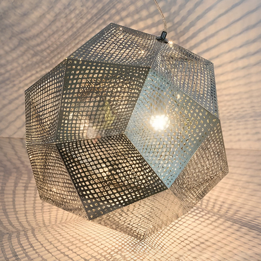 LichtDesign - مصباح معلق دائري هندسي مصنوع من المعدن الإلكتروليتي
