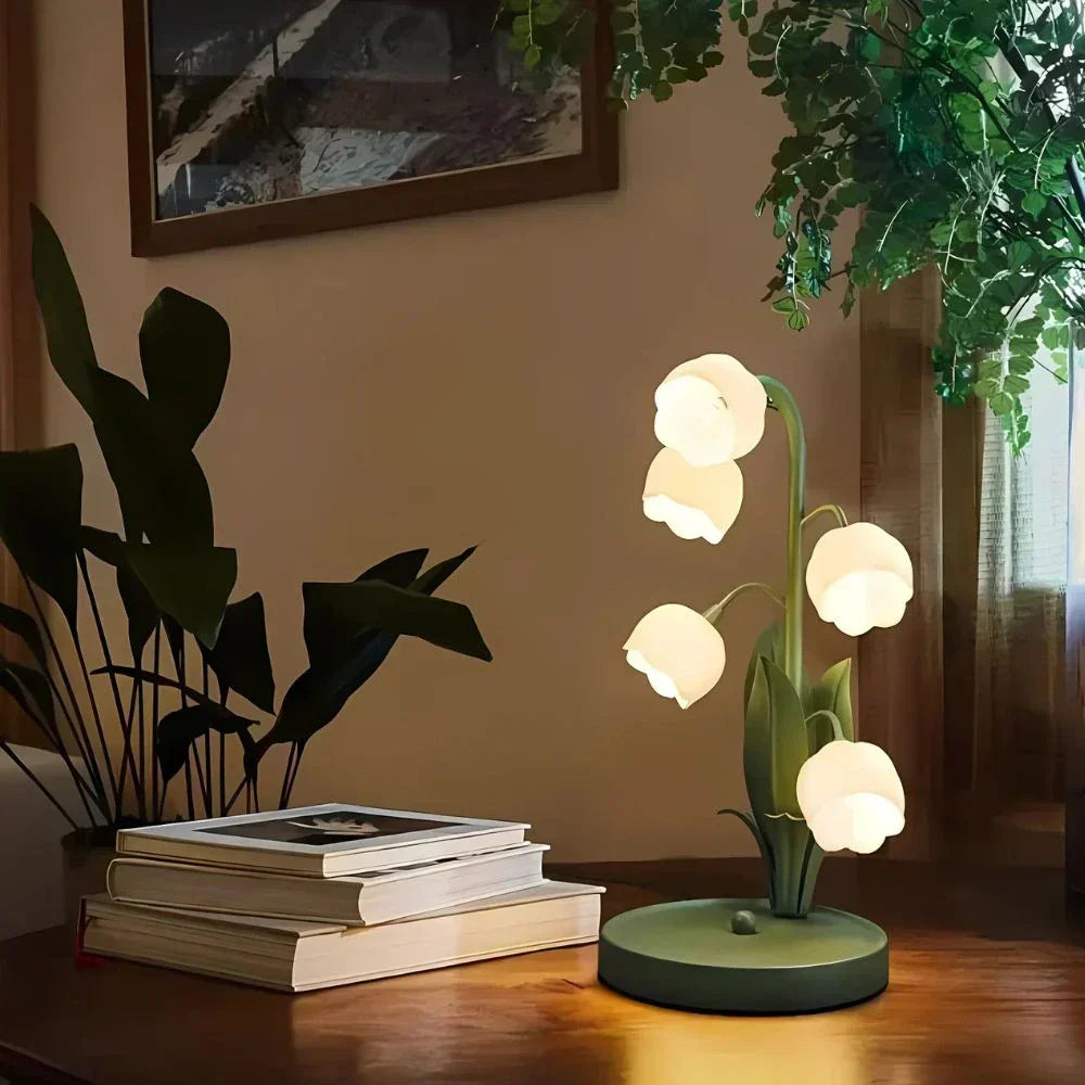 Lampe Fleur Lily Glow – Élégante Lampe de Nuit Florale à LED