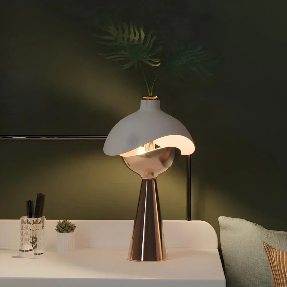 Lampe de table LED GlowHaven – Moderne, à commande tactile et rechargeable