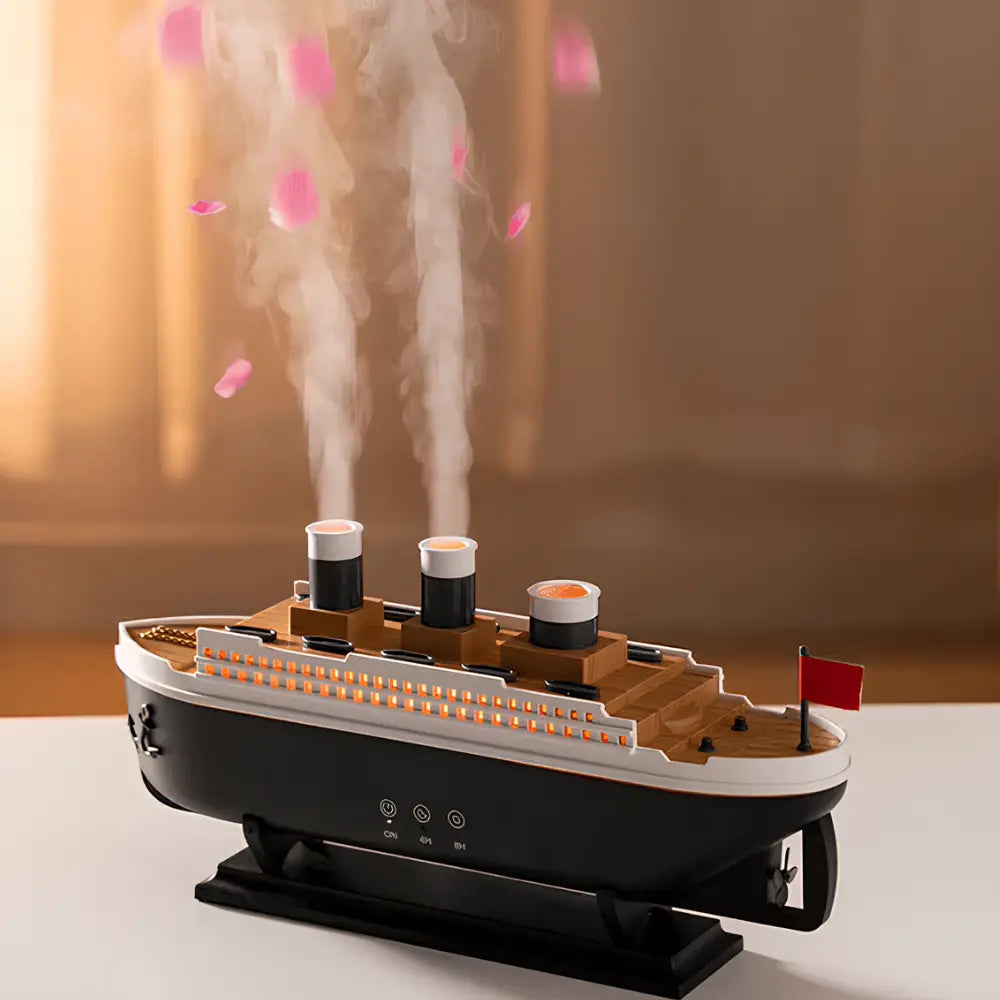 Humidificateur de Bateau Ocean Mist – Brume Fraîche Ultrasonique & Aromathérapie