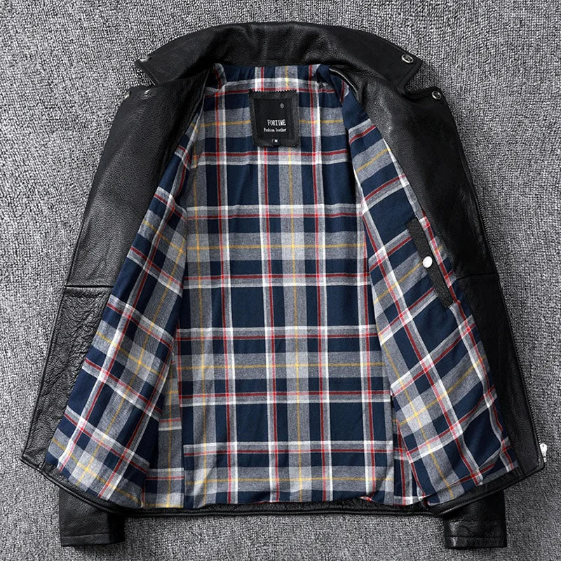 Veste en cuir classique iconique