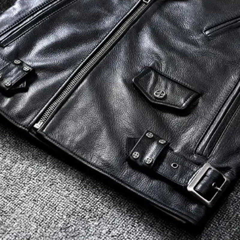 Veste en cuir classique iconique