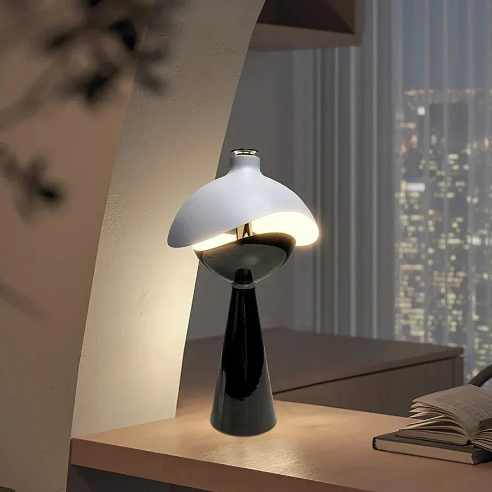 Lampe de table LED GlowHaven – Moderne, à commande tactile et rechargeable