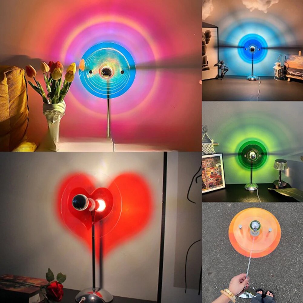 Bauhaus-inspirierte Retro Aura Lampe