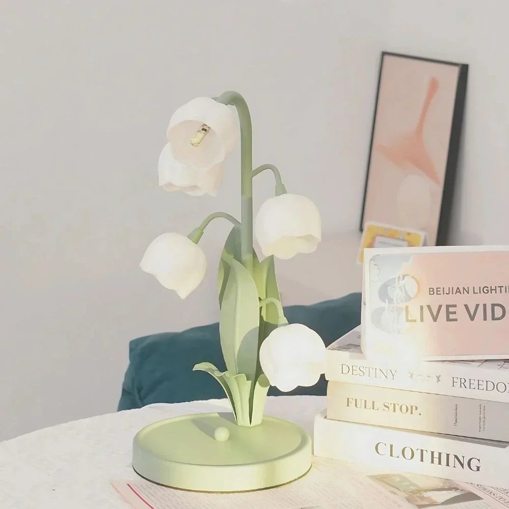 Lampe Fleur Lily Glow – Élégante Lampe de Nuit Florale à LED