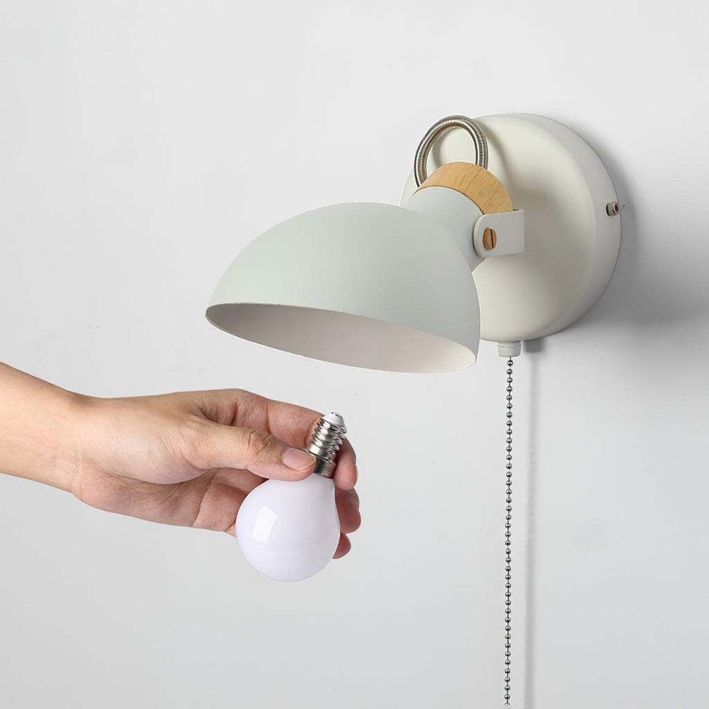 Skandinavisk aluminium vegglampe med justerbar skjerm - designer vegglampe for soverom og stue