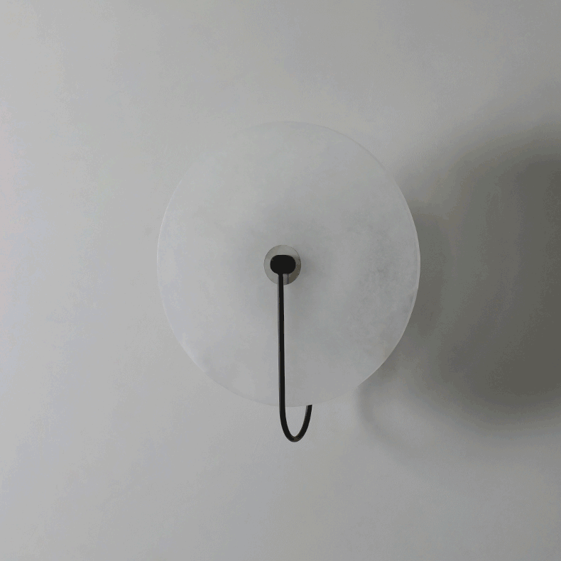 Alabaster LED Lampa Ścienna