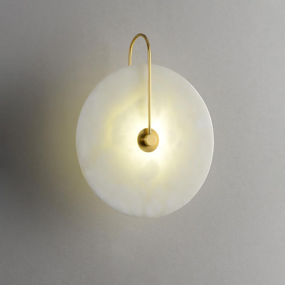 Alabaster LED Lampa Ścienna