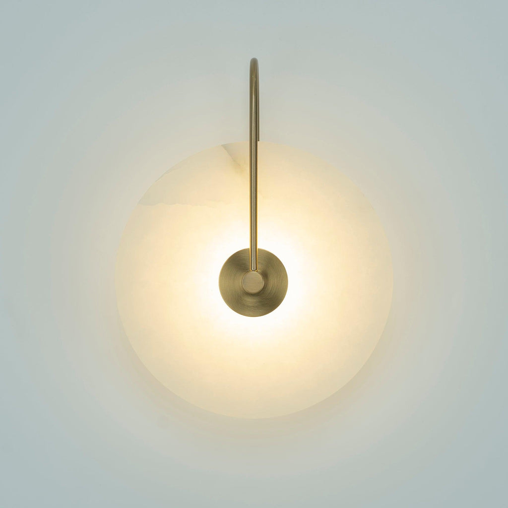 Alabaster LED Lampa Ścienna