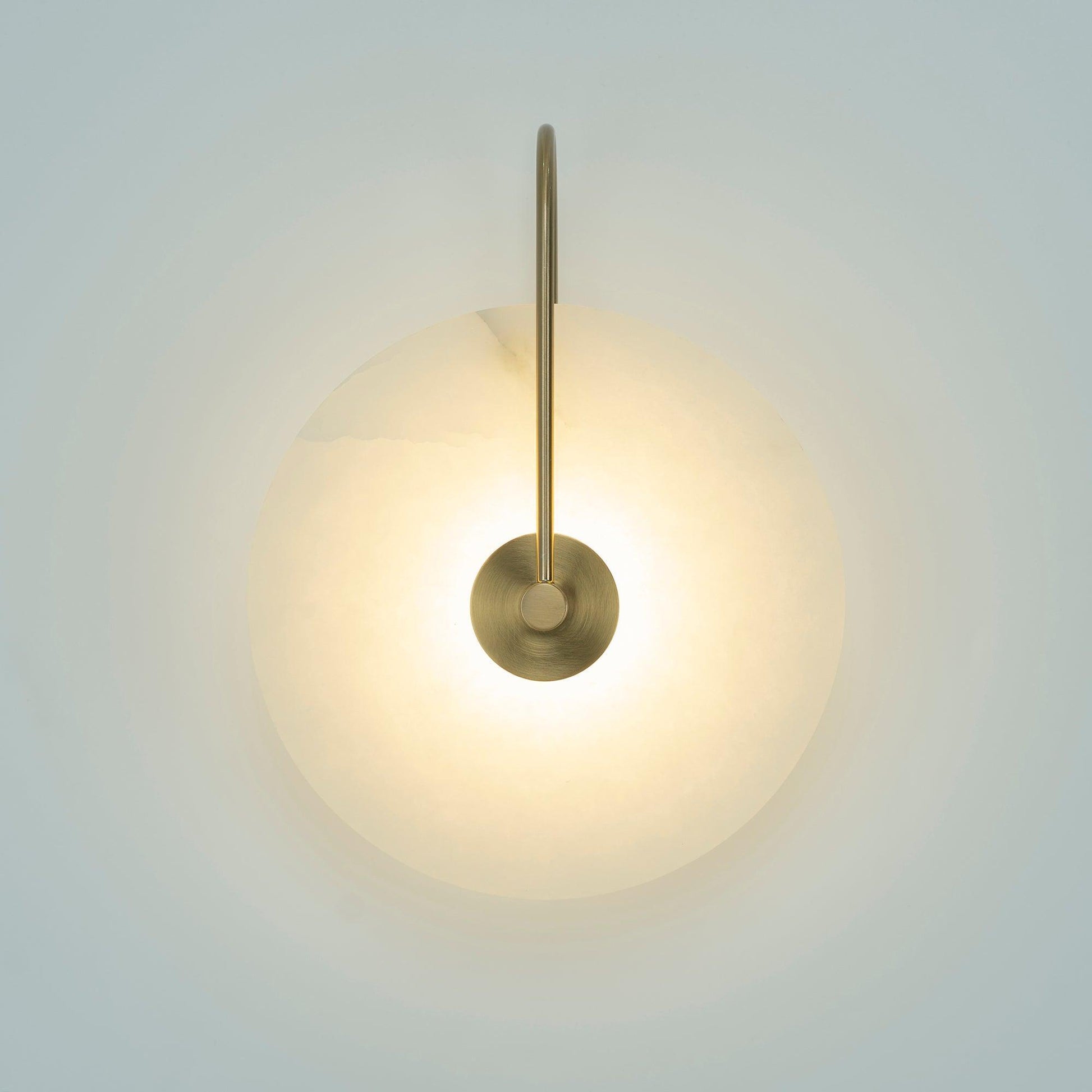 Alabaster LED Lampa Ścienna