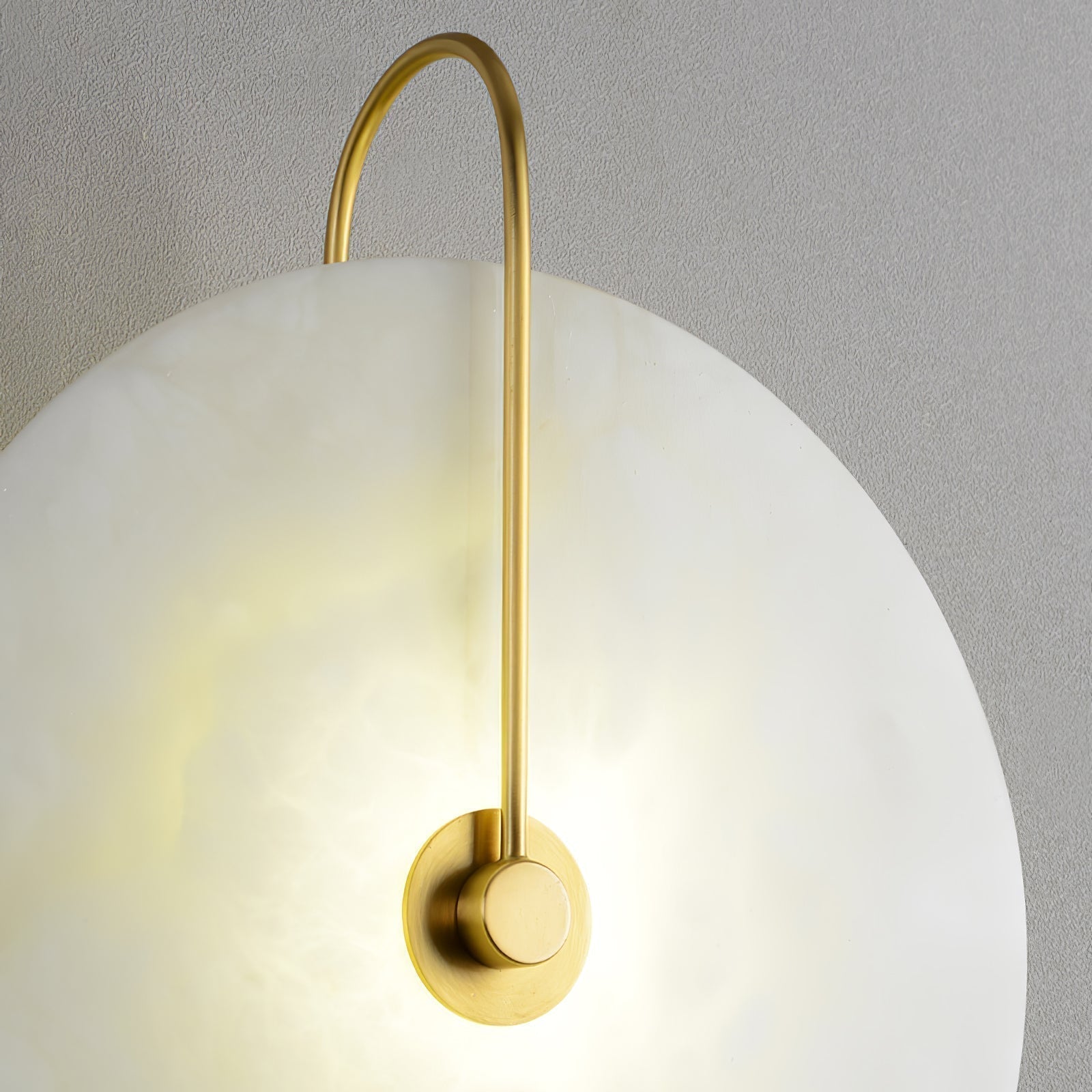 Alabaster LED Lampa Ścienna