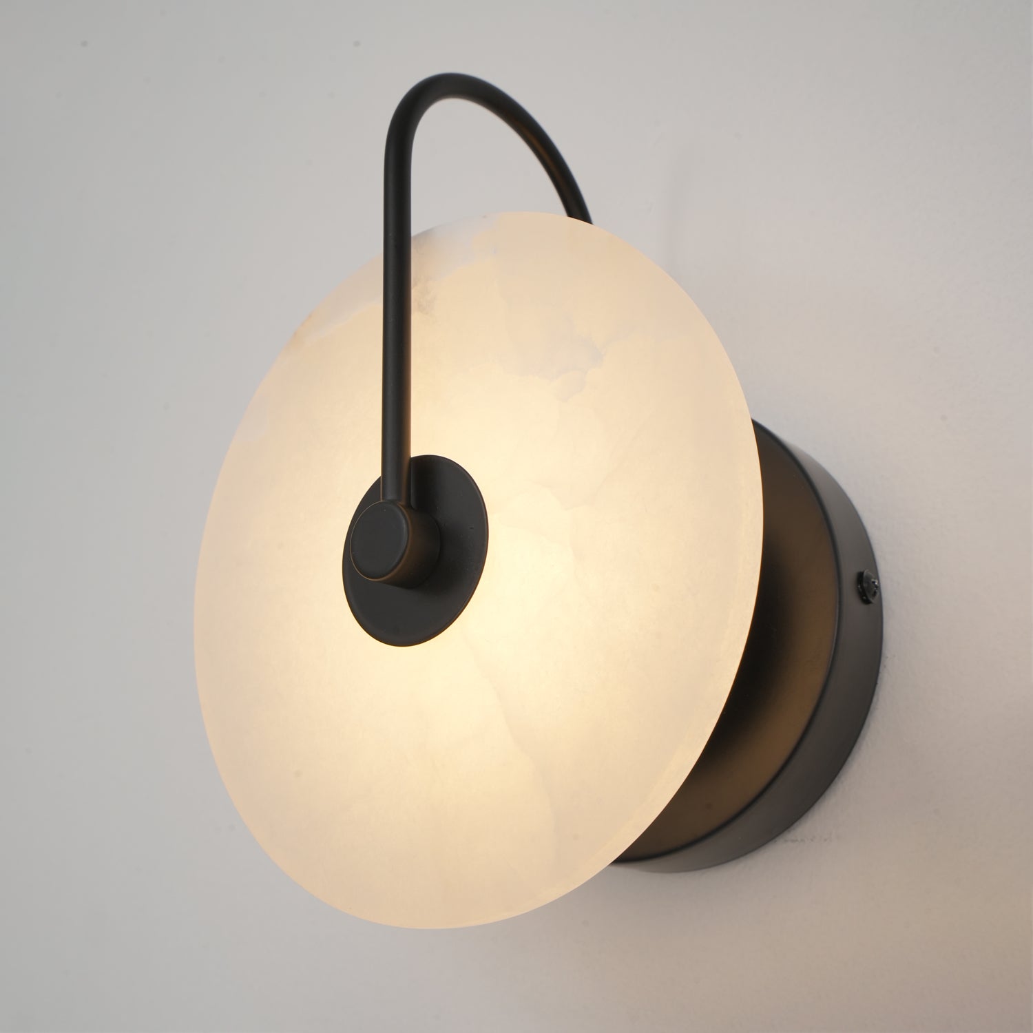 Alabaster LED Lampa Ścienna