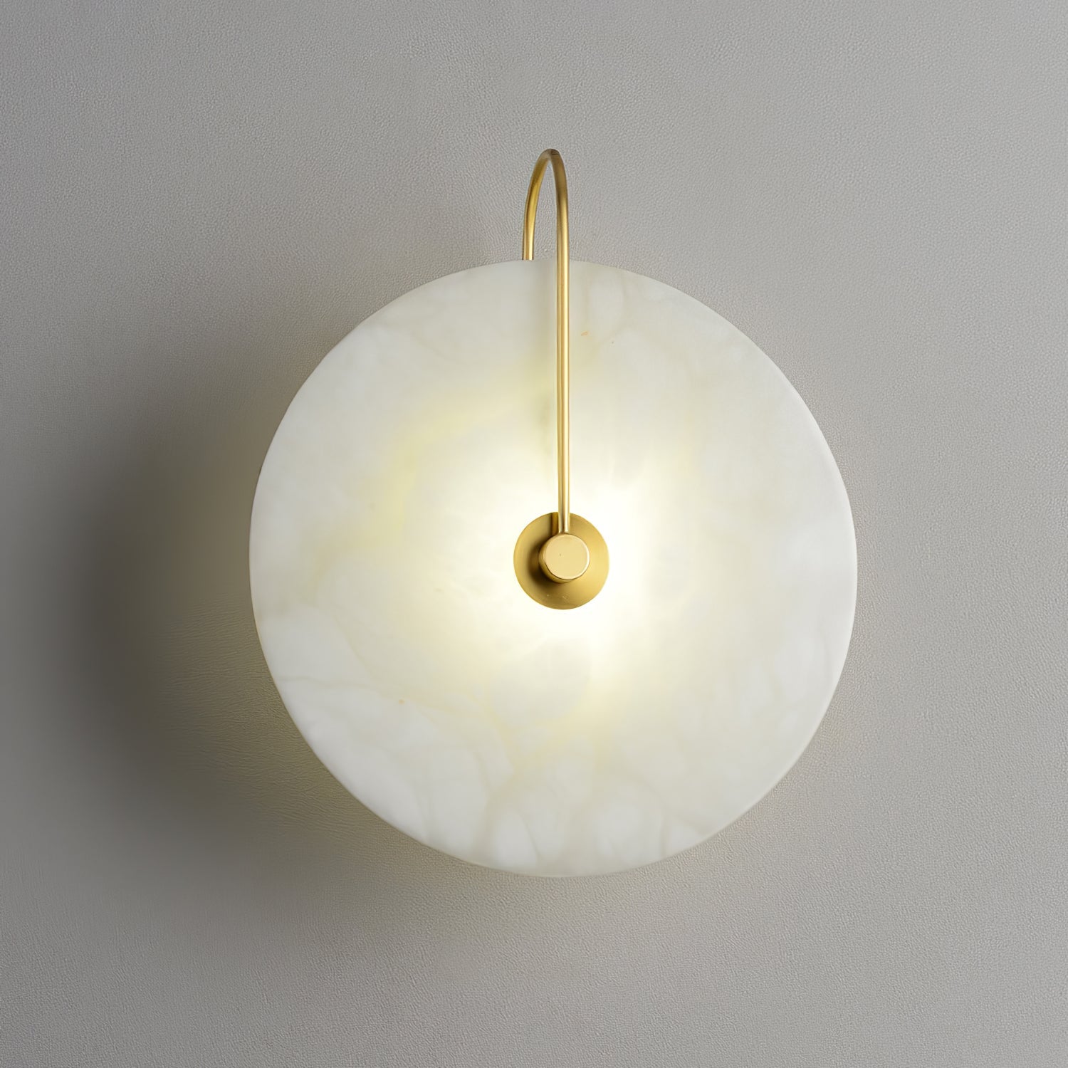 Alabaster LED Lampa Ścienna