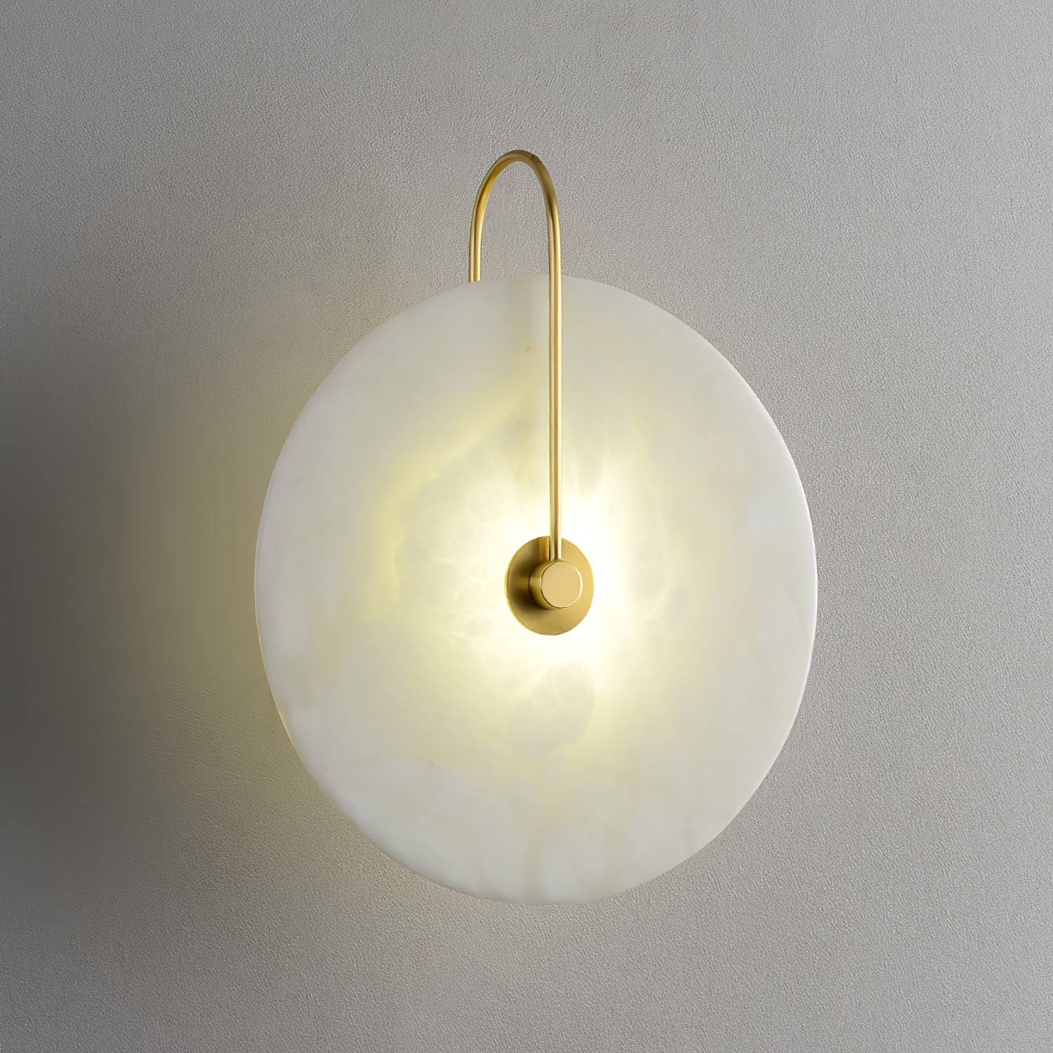 Alabaster LED Lampa Ścienna