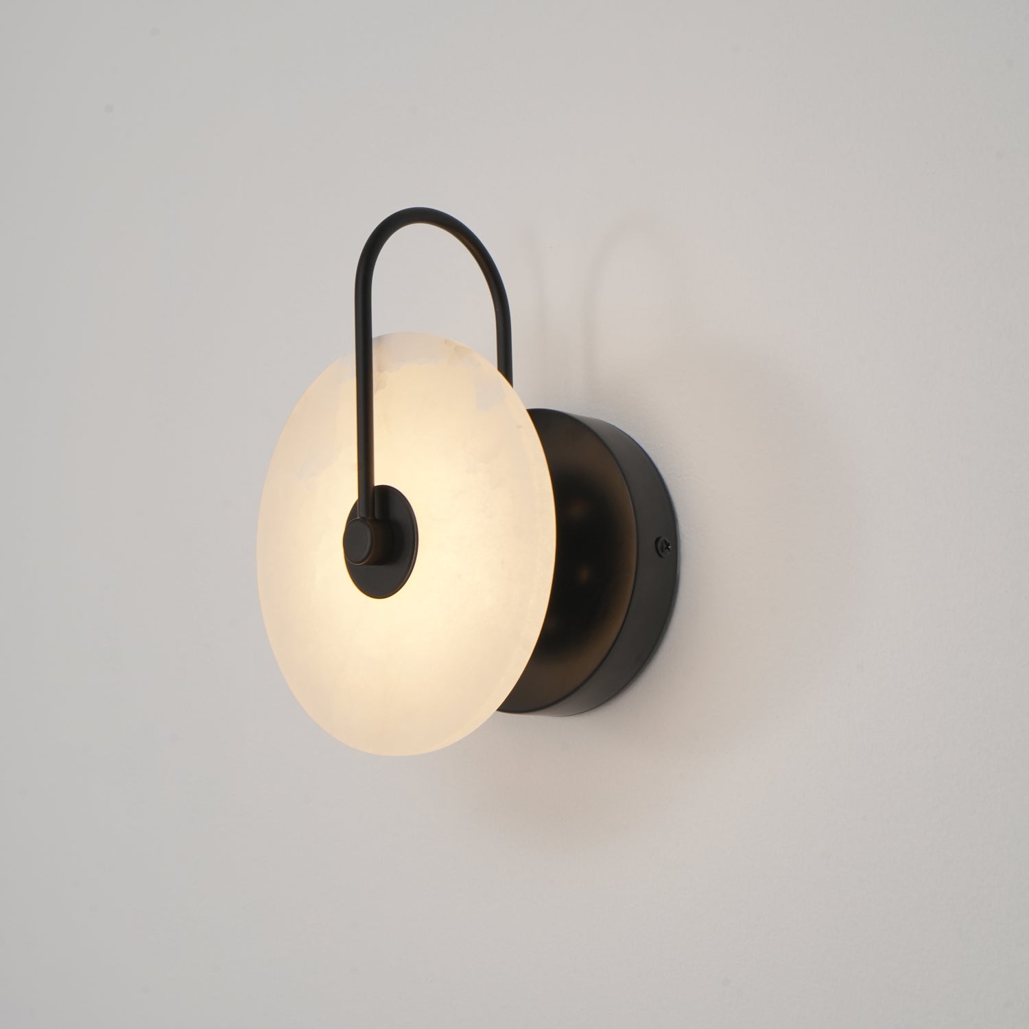 Alabaster LED Lampa Ścienna