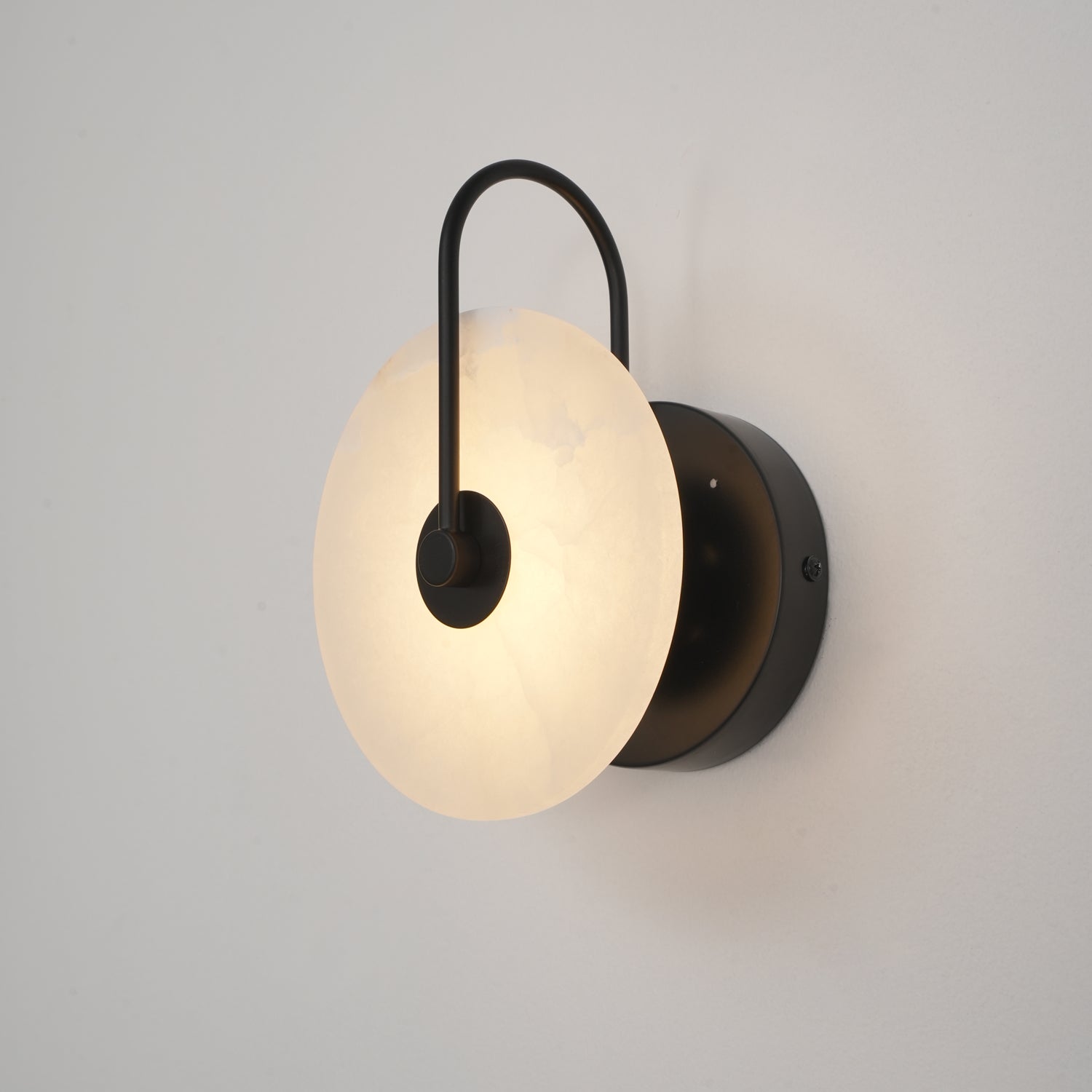 Alabaster LED Lampa Ścienna