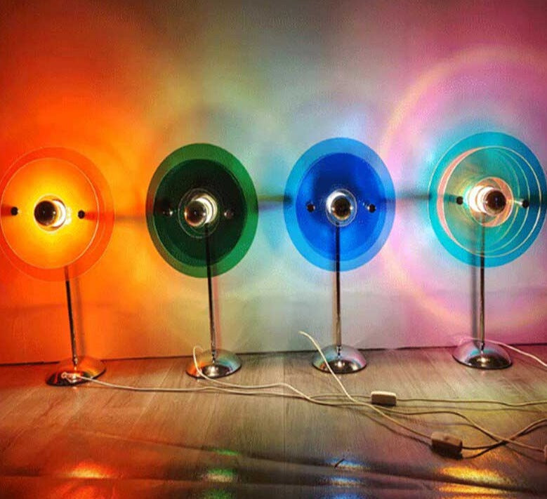 Bauhaus-inspirierte Retro Aura Lampe