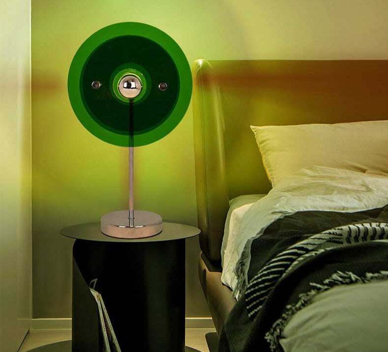 Bauhaus-inspirierte Retro Aura Lampe