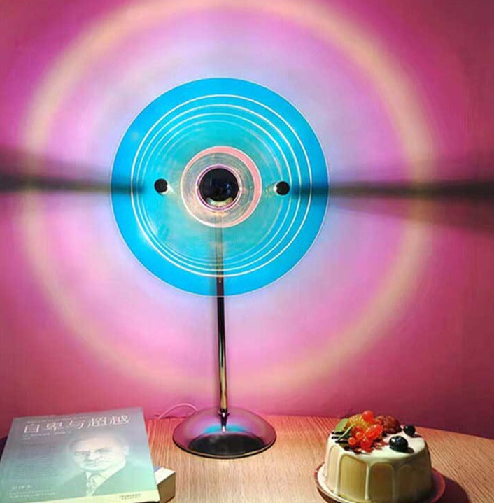 Bauhaus-inspirierte Retro Aura Lampe