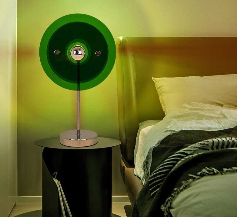 Bauhaus-inspirierte Retro Aura Lampe