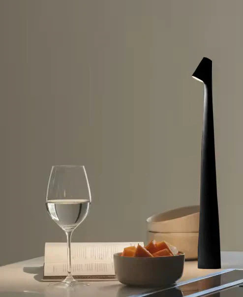Minimalistisches nordisches Design Tischlampe | Kabellos | LED | Leselampe | Esszimmerlampe