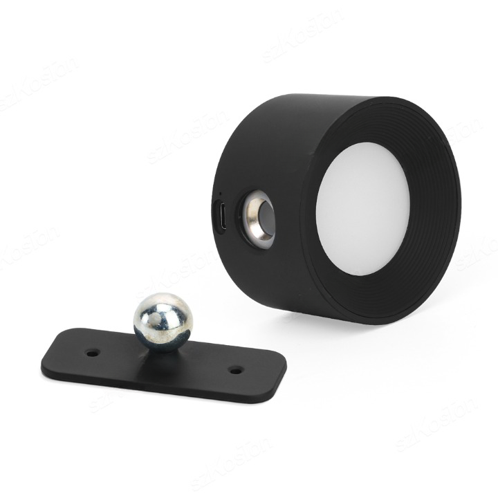 Lampe murale LED sans fil GlowEase – Rechargeable, dimmable et lumière rotative à 360°