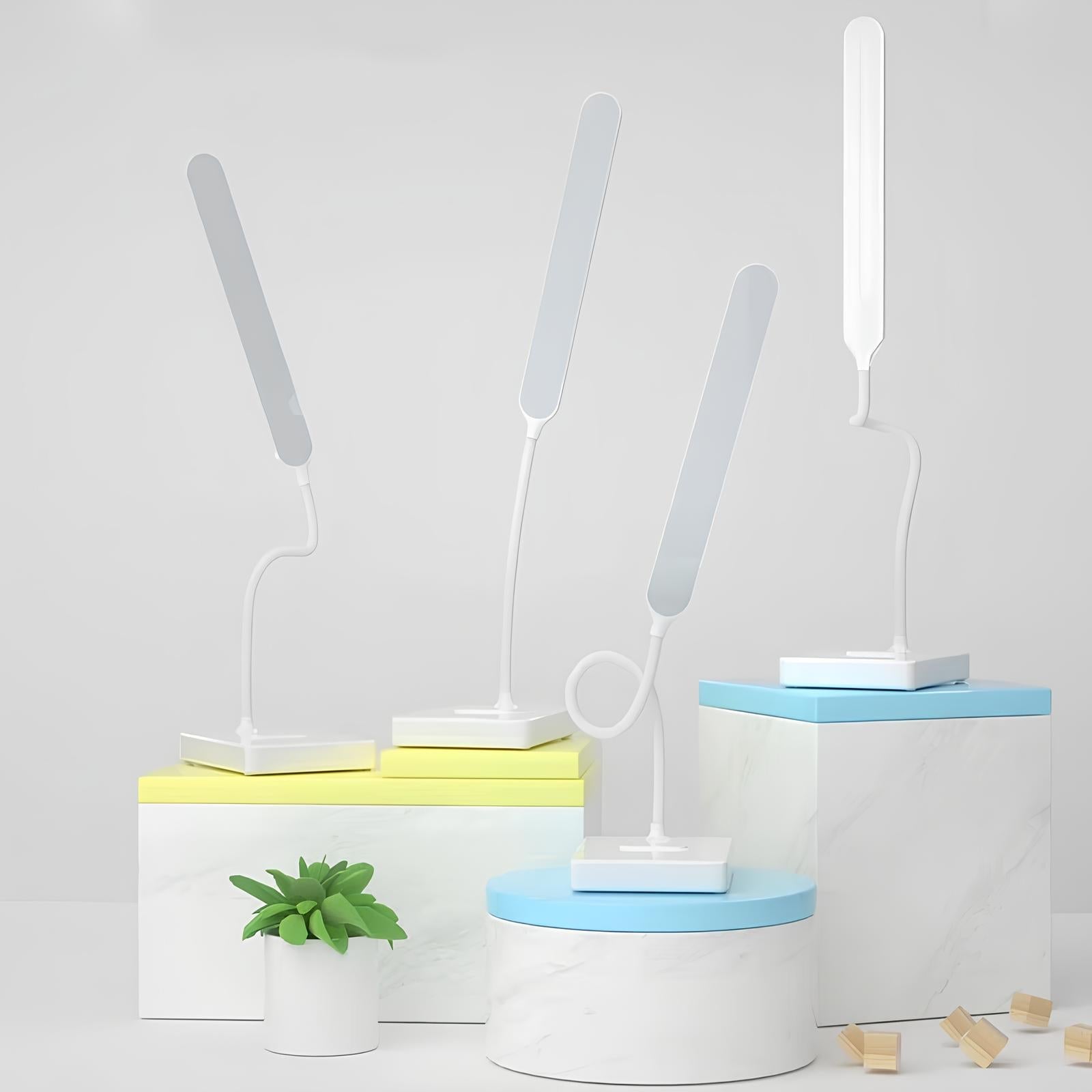Lampe de bureau LED BrilloMax avec bras réglable