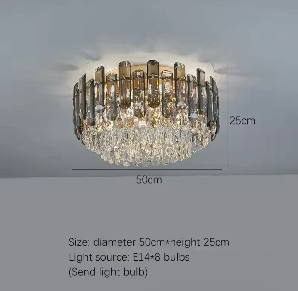 Luminaires Plafonniers Roberta Crystal