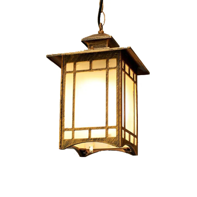 Lampes industrielles pour patio