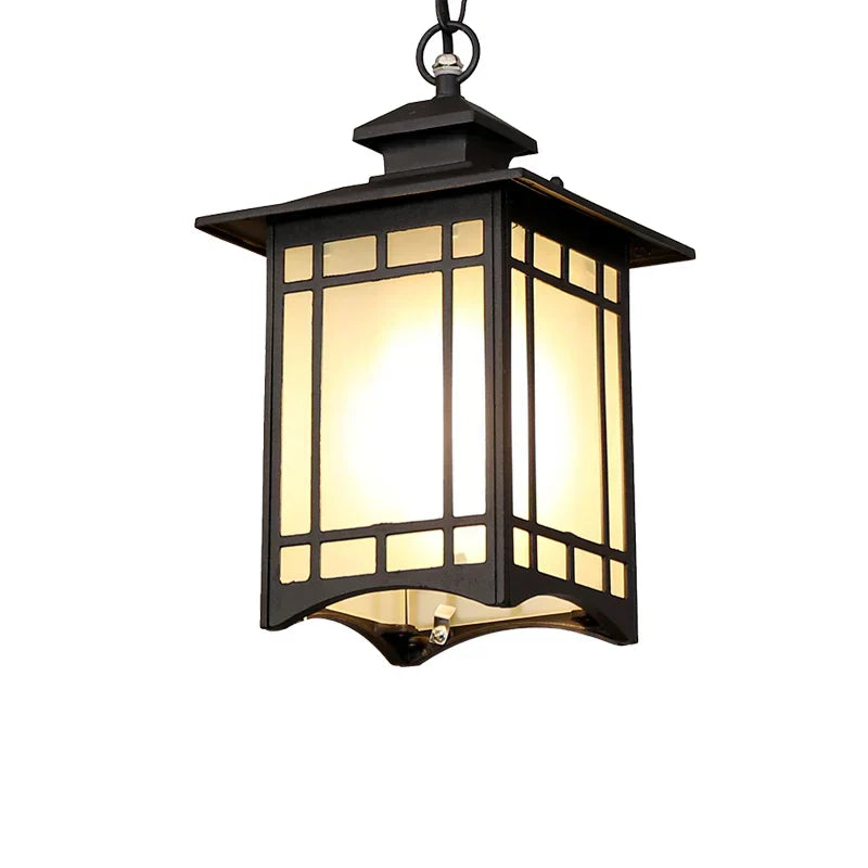 Lampes industrielles pour patio
