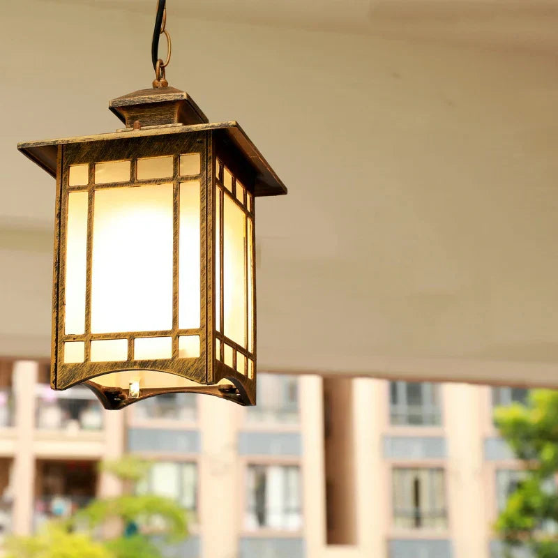 Lampes industrielles pour patio