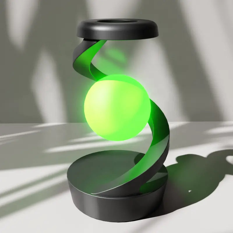 Lampe Spirale RadiantGlow – Lumière LED sans contact & Chargeur sans fil