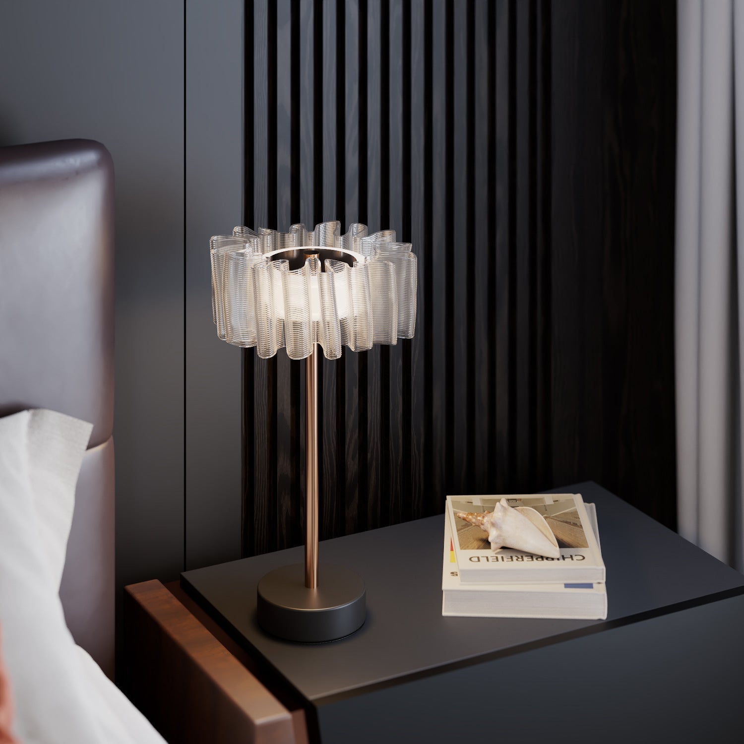 LED-Tischlampe – modernes Design mit elegantem Touch-Bedienfeld