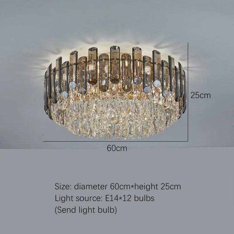 Luminaires Plafonniers Roberta Crystal