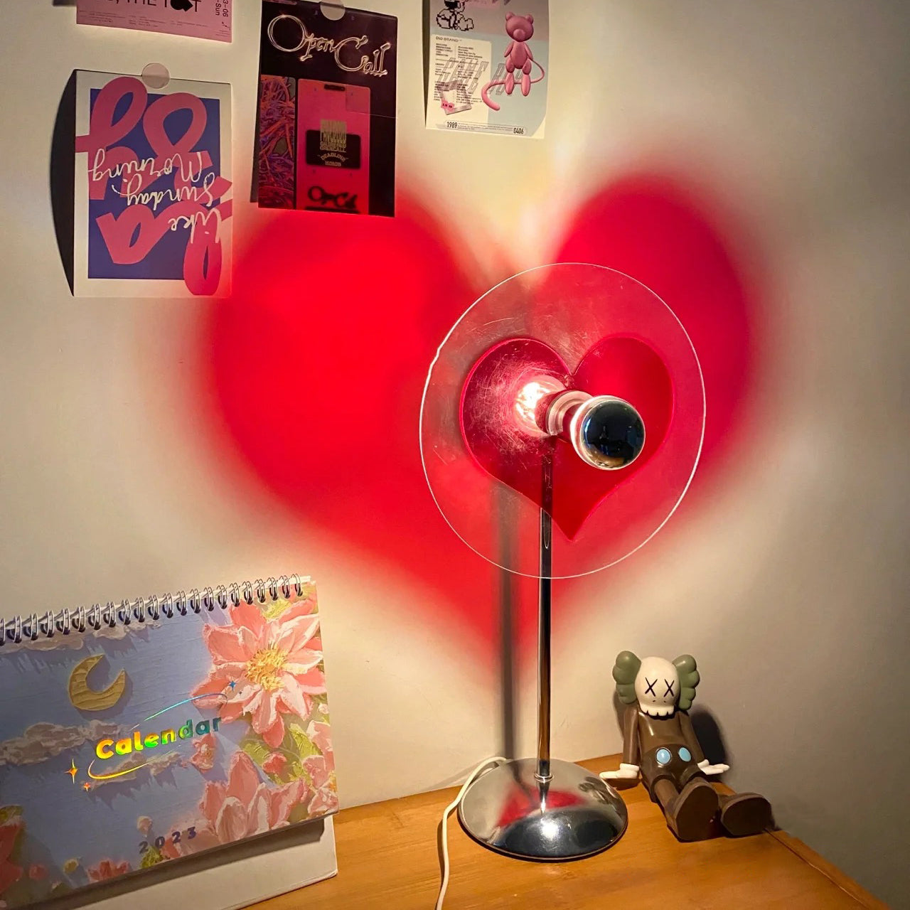 Bauhaus-inspirierte Retro Aura Lampe
