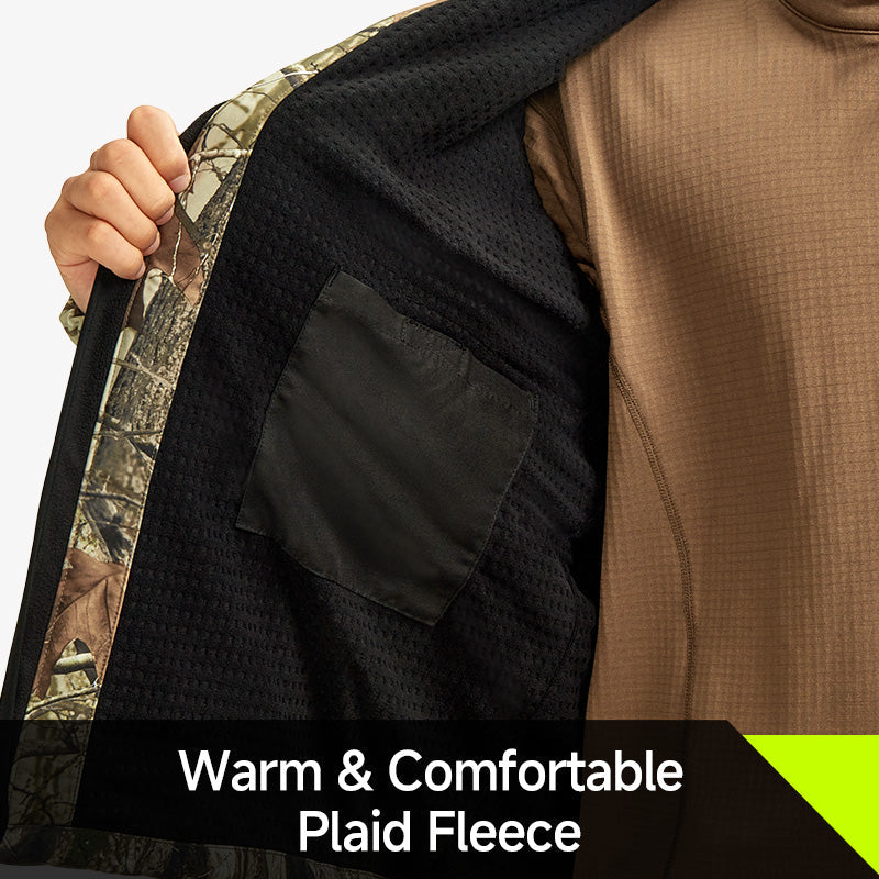 Men's Soft Shell Heated Jacket Coat with Detachable Hood Size S-XXXL