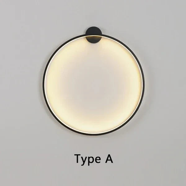 LumiRing - Minimalistická kruhová nástěnná lampa