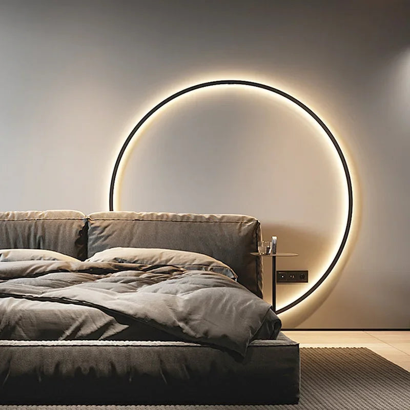 LumiRing - Minimalistická kruhová nástěnná lampa