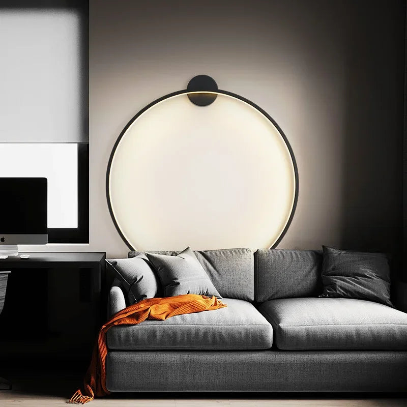 LumiRing - Minimalistická kruhová nástěnná lampa
