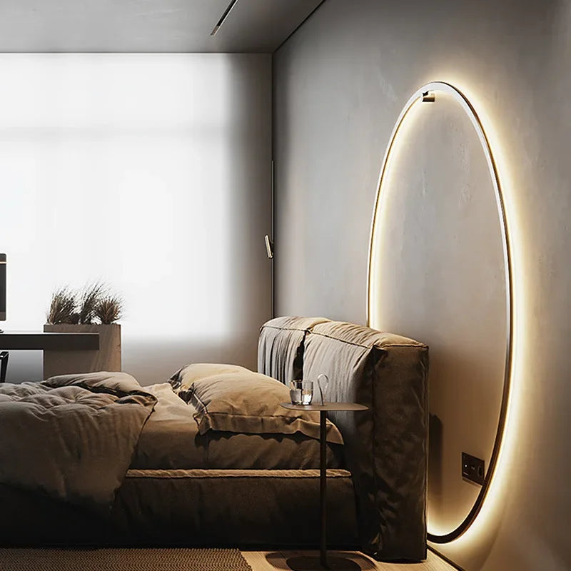 LumiRing - Minimalistická kruhová nástěnná lampa