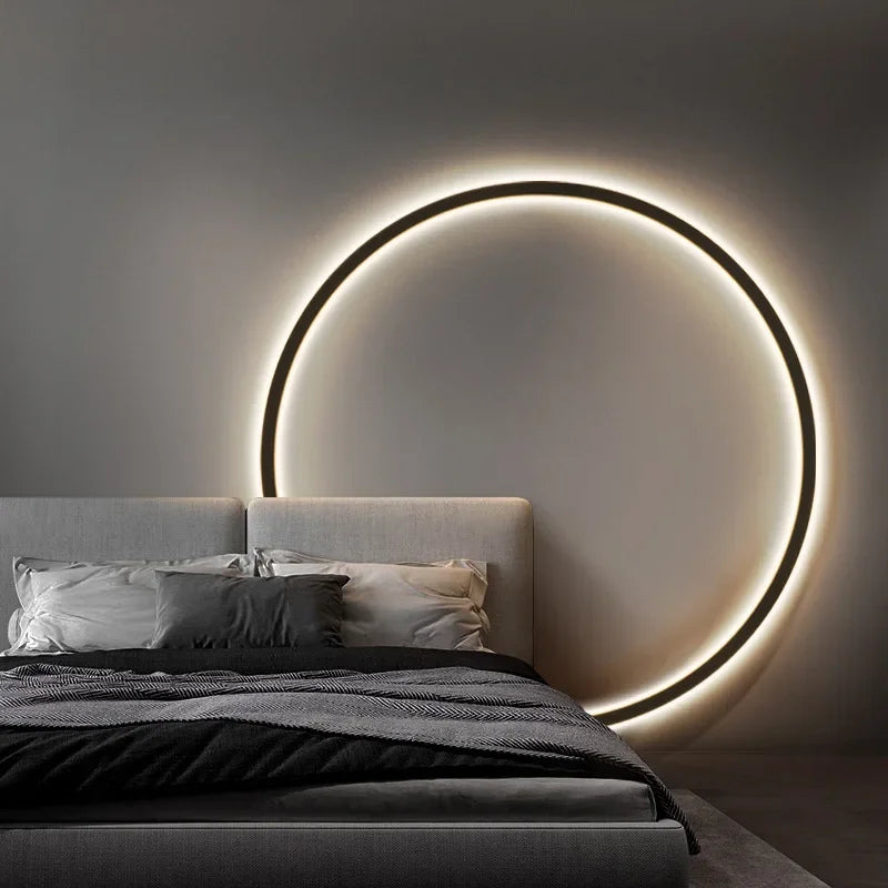 LumiRing - Minimalistická kruhová nástěnná lampa