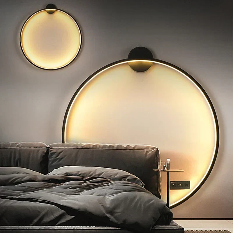 LumiRing - Minimalistická kruhová nástěnná lampa