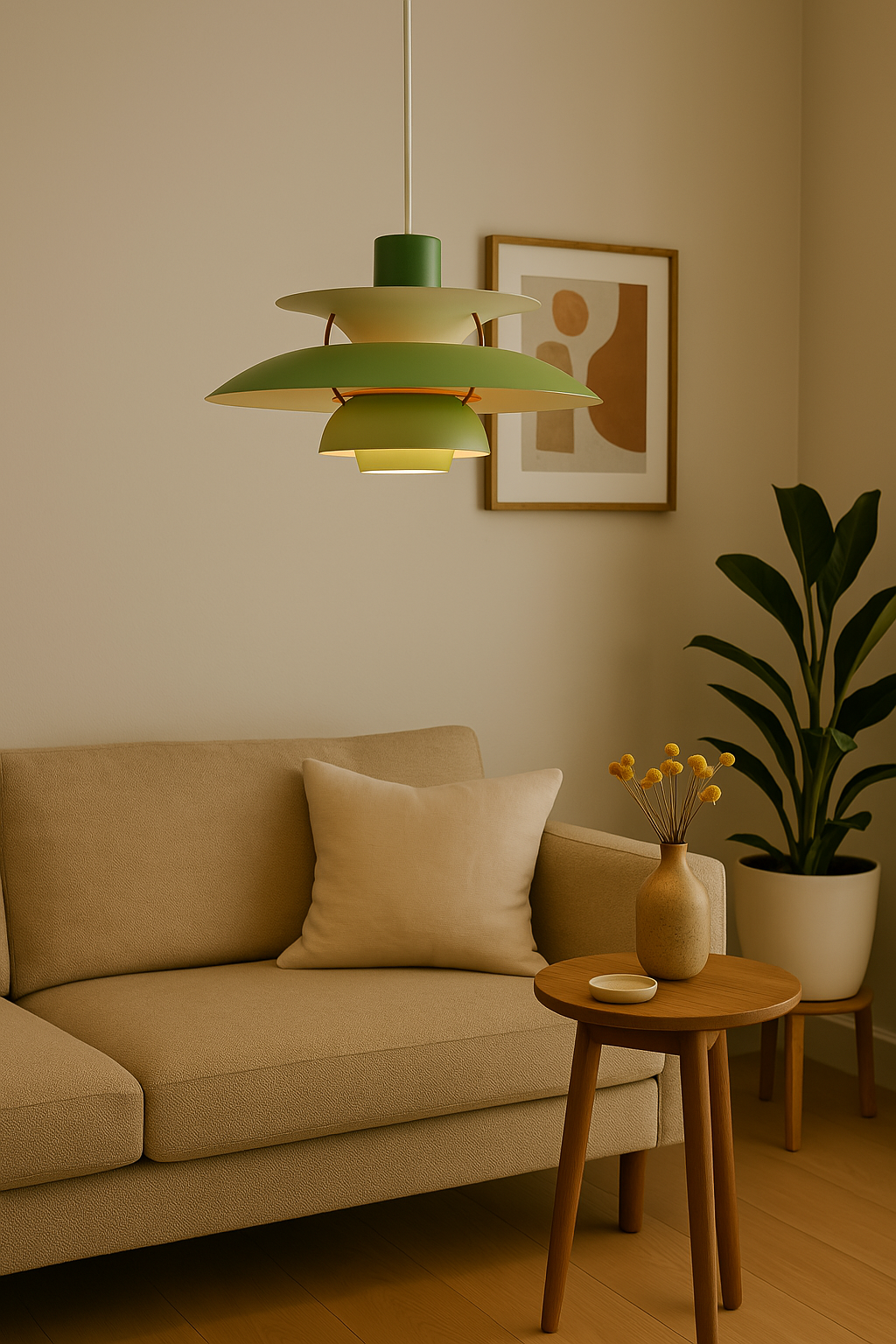 Moderne LED plafondlamp rond - dimbaar & duurzaam - stijlvolle verlichting voor woonkamer, eetkamer & kantoor