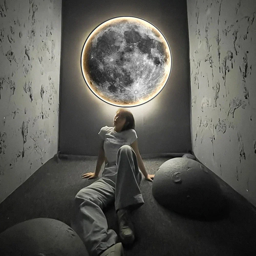 LunaLux - LED měsíční nástěnná lampa