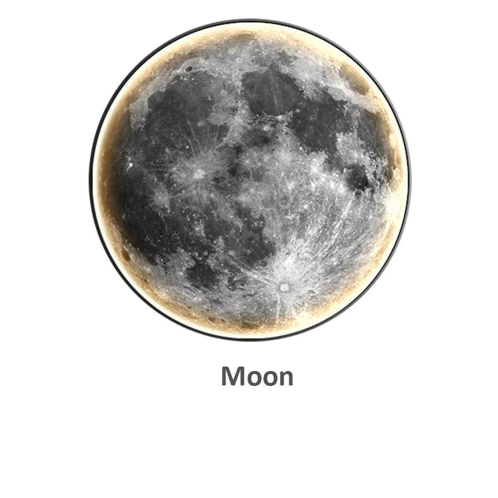 LunaLux - LED měsíční nástěnná lampa