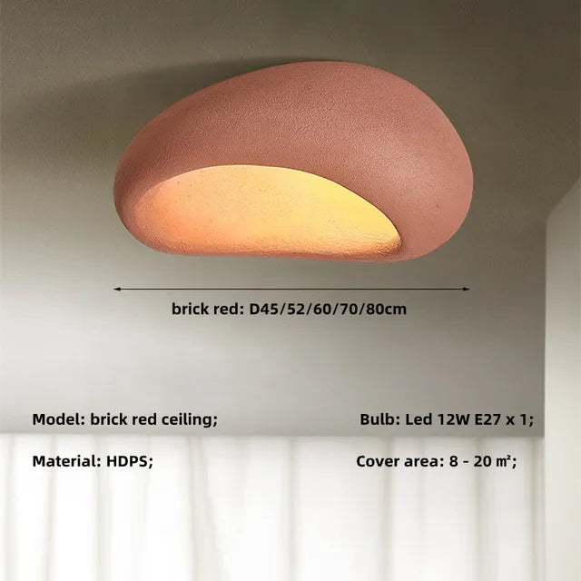WabiSabiGlow - loftbelysning Wabi Sabi - japansk inspireret lampe