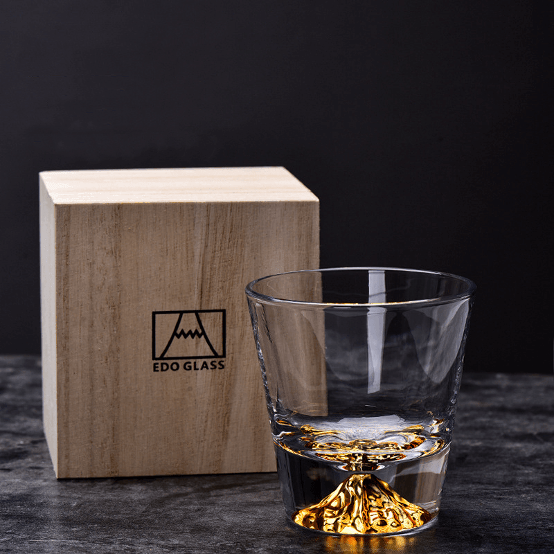 Japonské sady whisky sklenic Mount Fuji